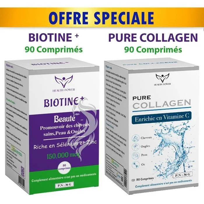 INDOKA PACK BEAUTE COLLAGENE MARIN + MAX BIOTINE