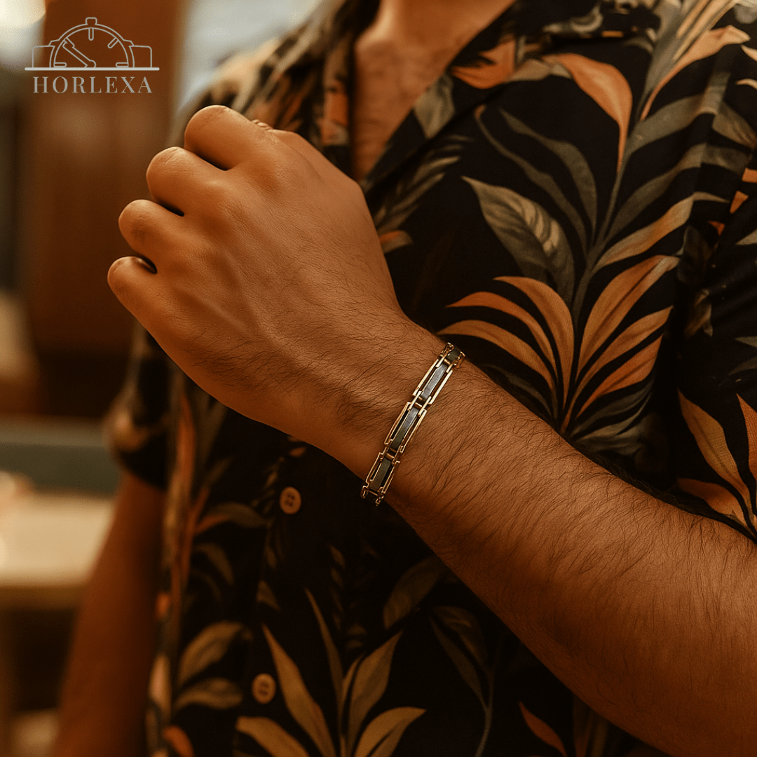 Gourmette Gold Mood Homme