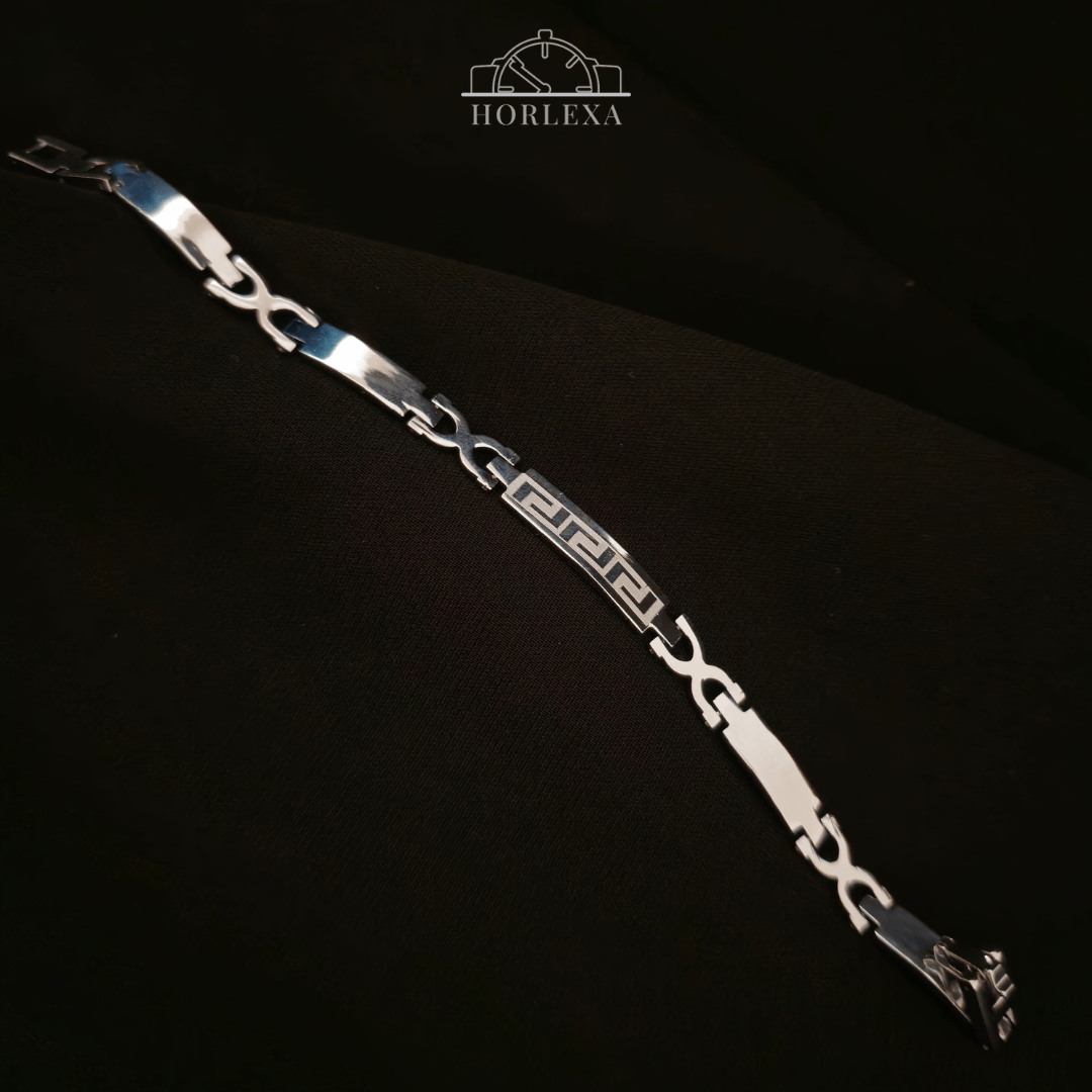 Gourmette Silver Mood Homme