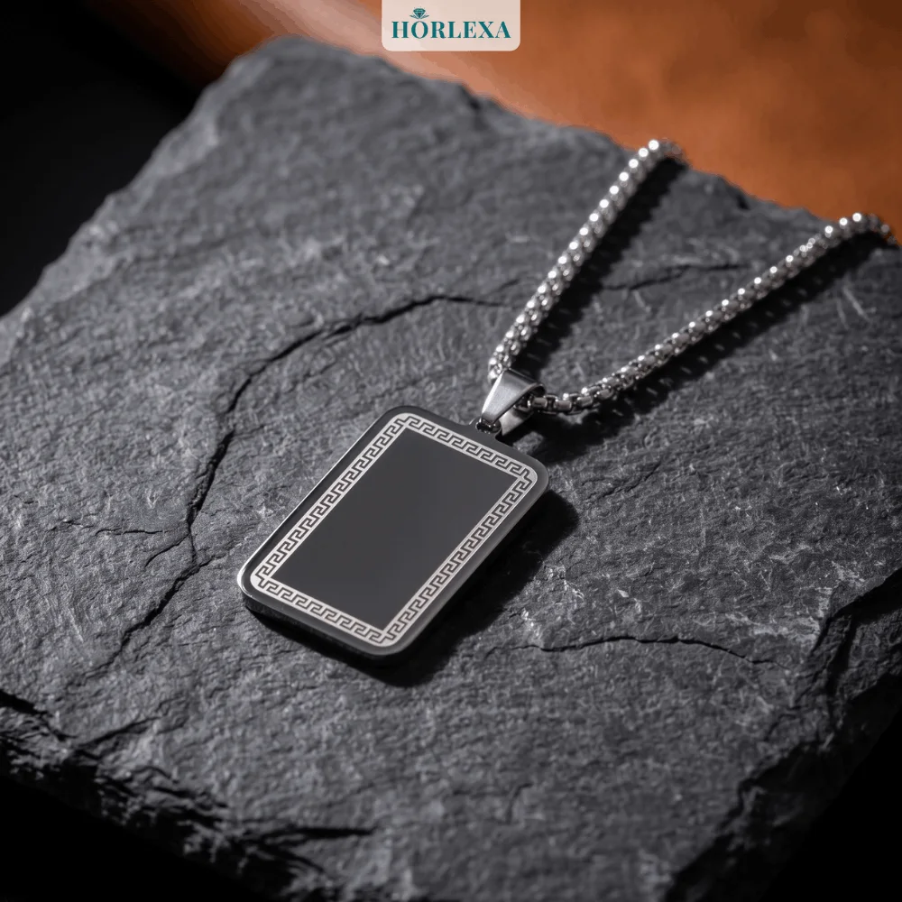 Collier Mirex Carré Homme
