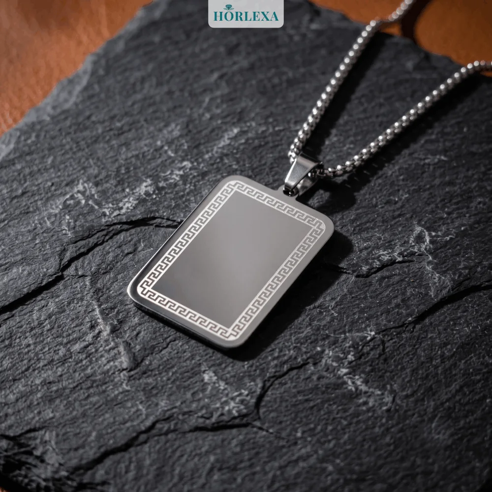 Collier Mirex Carré Homme