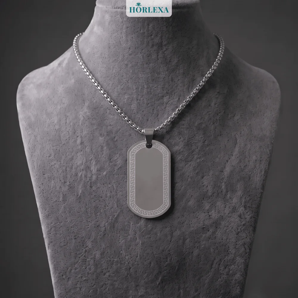 Collier Valtor Argenté Homme