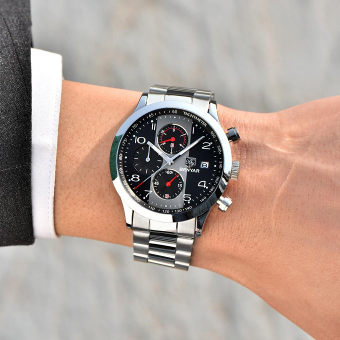 Montre BENYAR chronographe pour hommes - M4H