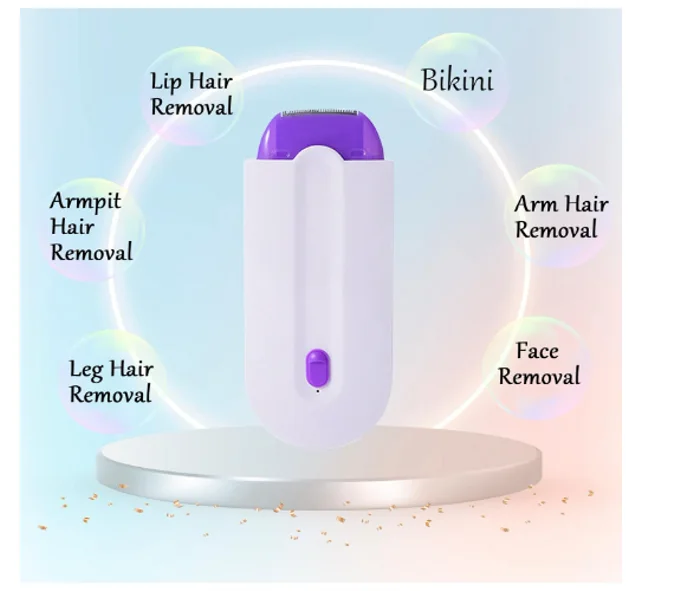 احصلي على بشرة ناعمة وخالية من الشعر مع جهاز إزالة الشعر بتكنولوجيا الذبذبات