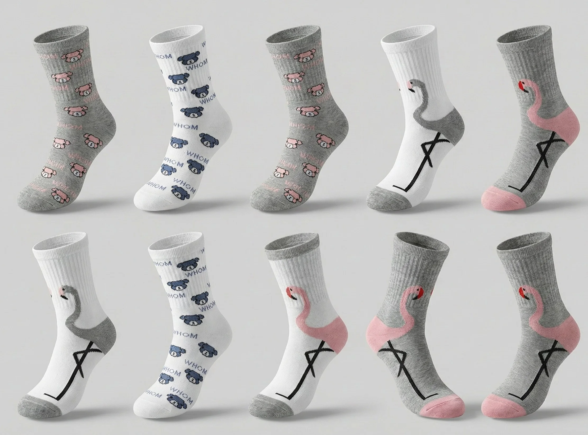 Pack Flamingo en Coton Femme