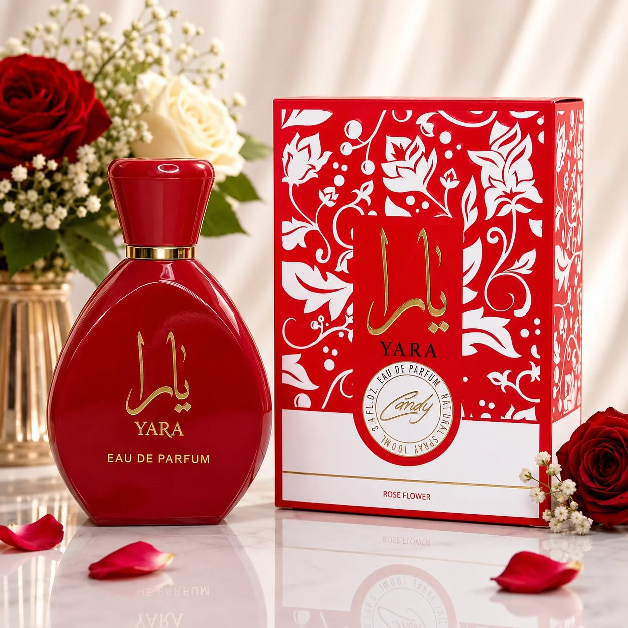 YARA Rose عطر أنثوي ينبض بالرقة والجاذبية. 🌹