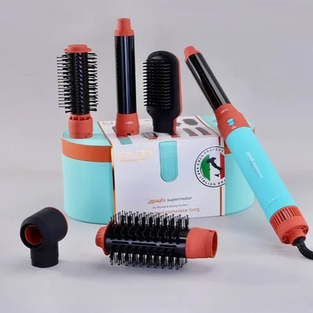 COFFRET  ENZO EN -4133 PROFESSIONNEL ORGINAUX  DE Séche-cheveux 6in1   حصري