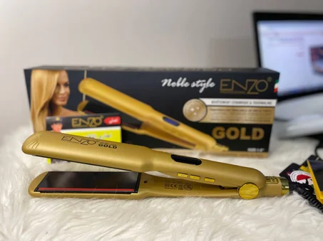 LISSEUR PROFESSIONNEL 1280°F POUR KÉRATINE ET PROTÉINE ENZO🇮🇹 GOLD 👑 EN-398