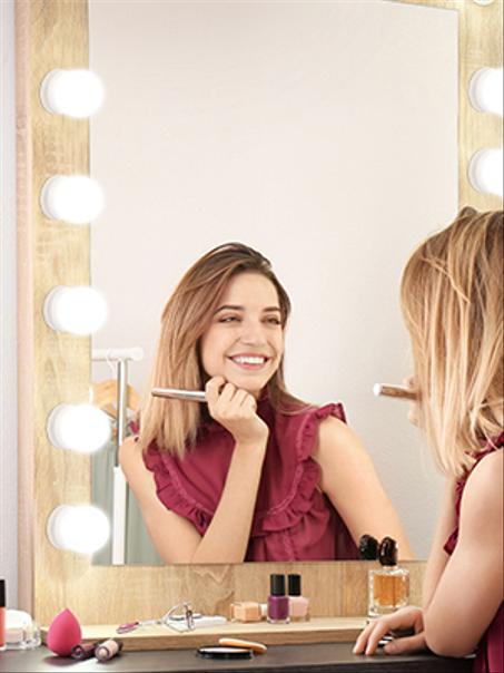 ضوء المكياج الساطع (إضاءة هوليوود) Hollywood Mirror Lights (ضمان 3 أشهر)