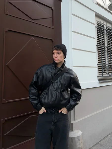 BUFFER LEATHER JACKET