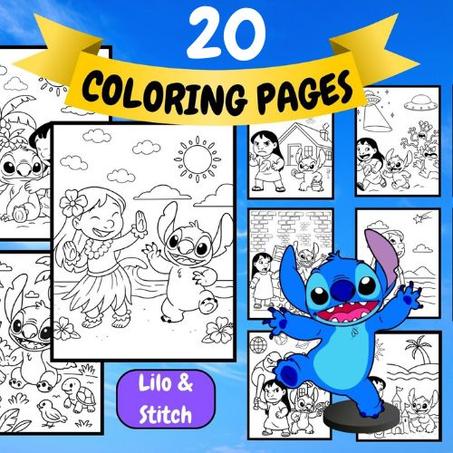 Coloriages Lilo & Stitch