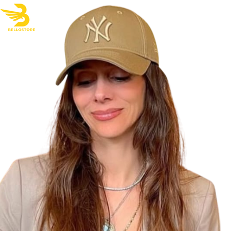 casquette new york en beige