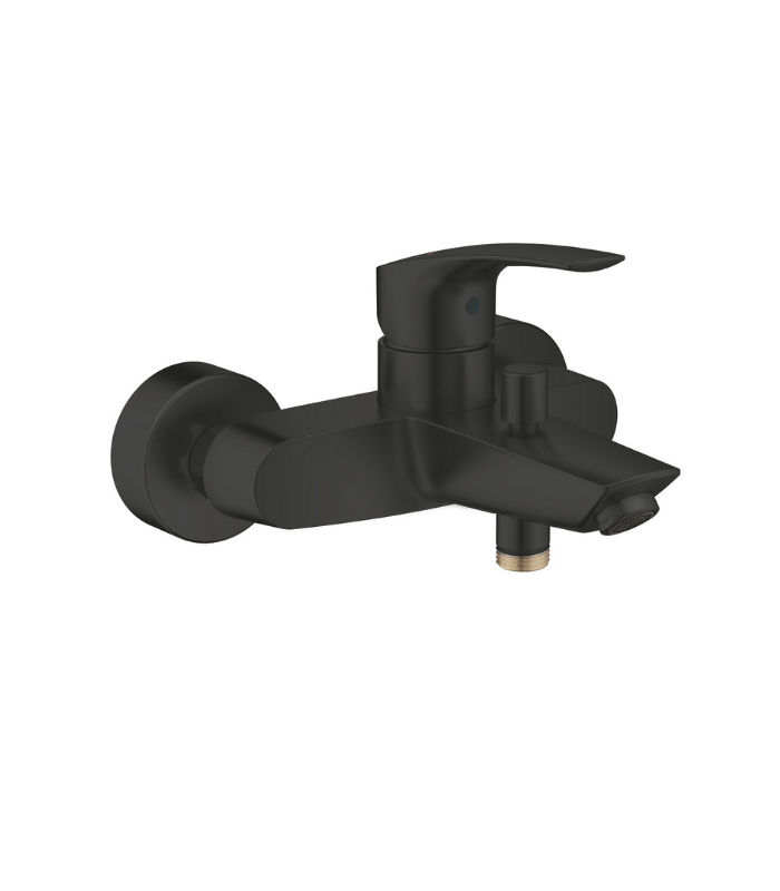 Robinetterie Eurosmart single-lever 1/2 bath/shower mixer tap, black