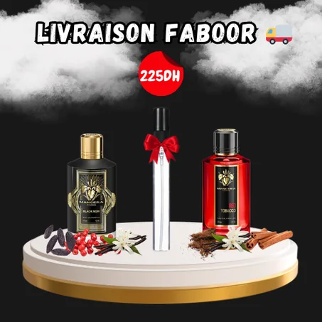 10ML RED TOBACCO  + 10ML BLACK NOIR