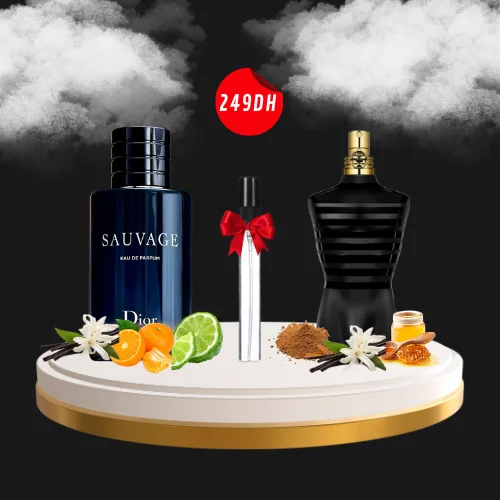 JPG le male +  sauvage LE parfum + gratuit