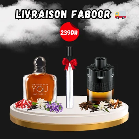 10ML Azzaro parfum + 10ml intensly + 10 ml gratuit