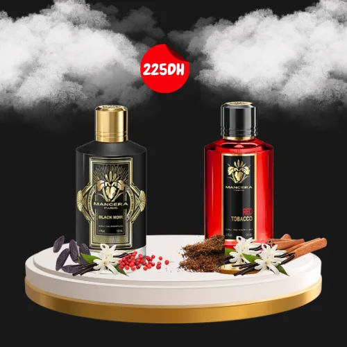 10ML RED TOBACCO  + 10ML BLACK NOIR