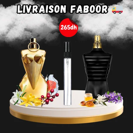 10ML LE MALE 10ML DEVINE LE PARFUM 10ML GRATUIT