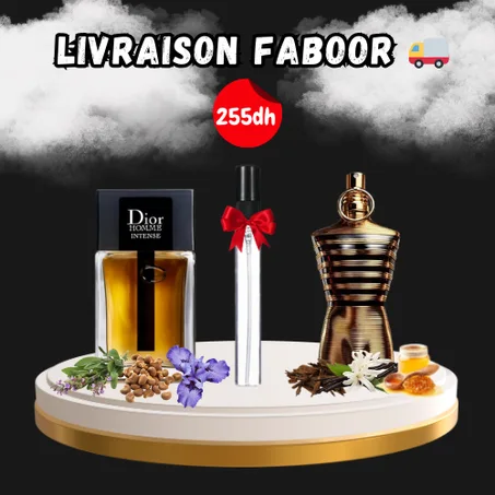 le male elixir + dior homme intense +10 ml gratuit