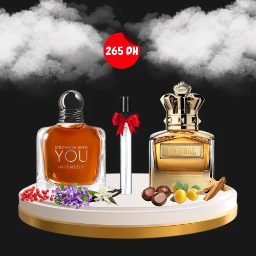 10ML INTENSELY + 10ML SCANCAL ABSOLU