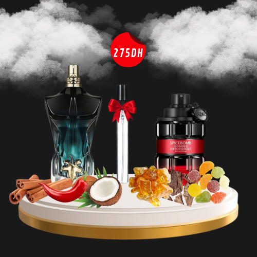 le beau le porfum + spice bomb infrared + 10 ml gratuit