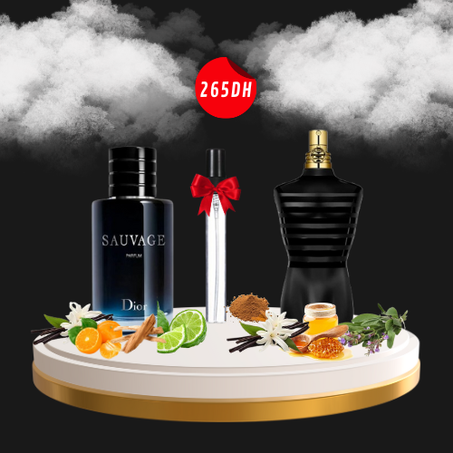 JPG le male +  sauvage LE parfum + gratuit