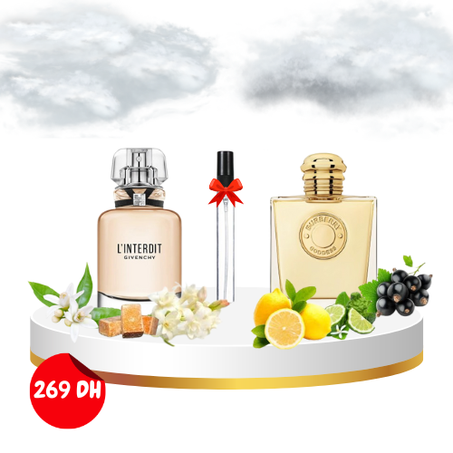 l interdit givenchy +  burberry godess + Gratuit