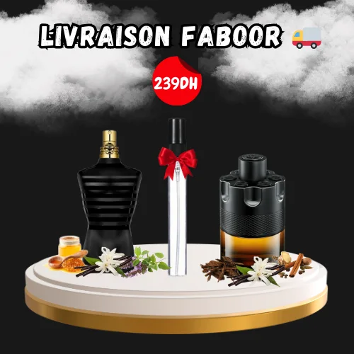 Pack 10 ml azzaro 10ml le male  10 ml cadeau