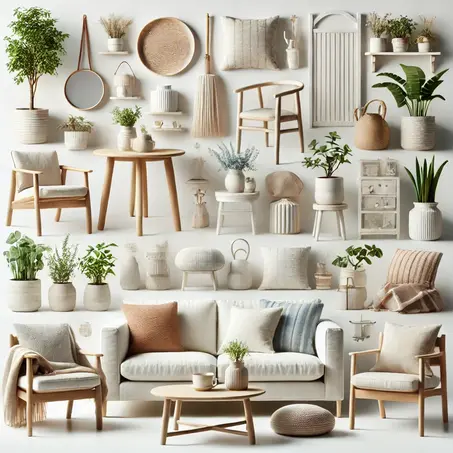 المنزل والحديقة والأثاث