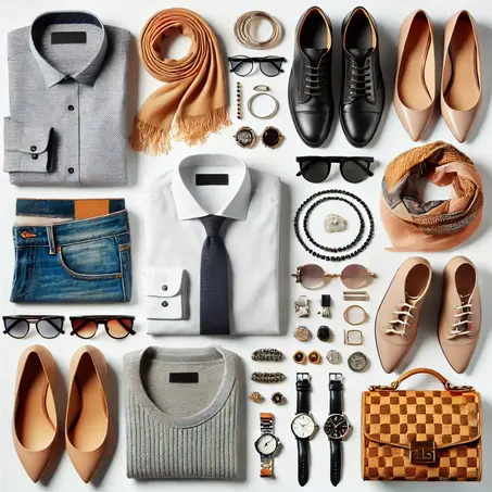 ملابس، أحذية ومجوهرات