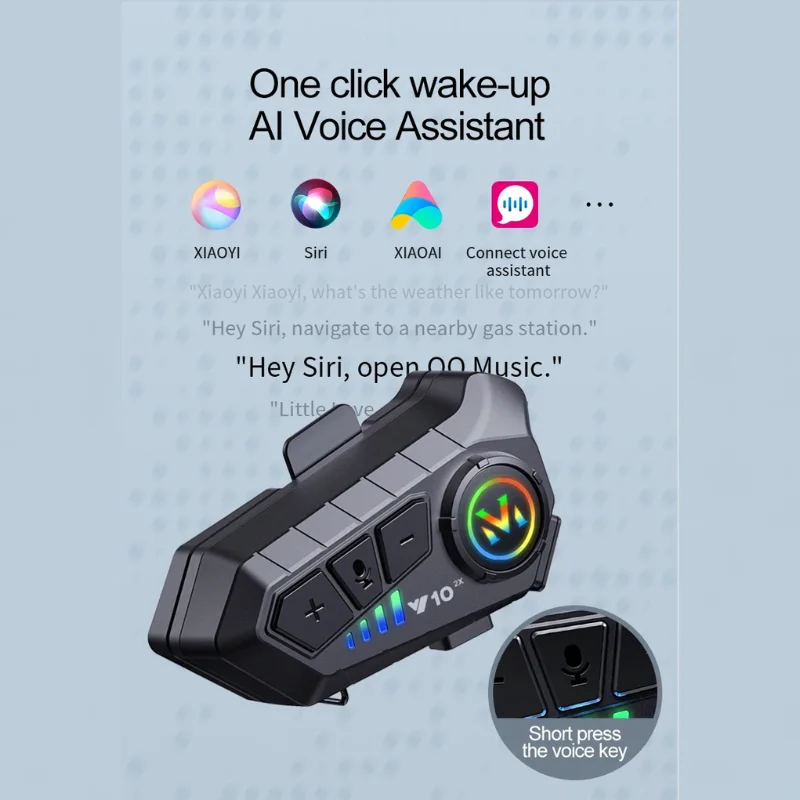 V10 Intercom Moto Casque Bluetooth