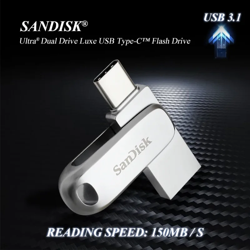 SanDisk Clé USB Double Port USB-A et Type-C