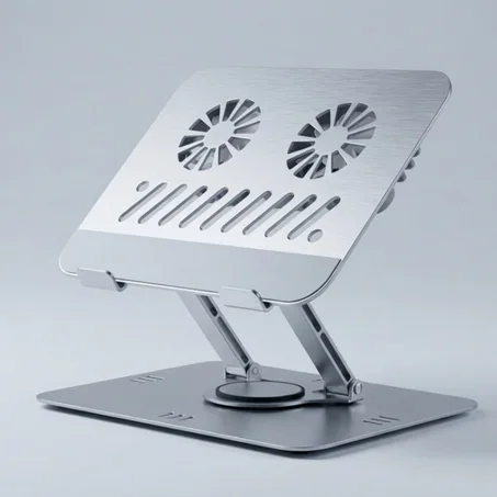 Support Ordinateur Portable Ventilé Aluminium