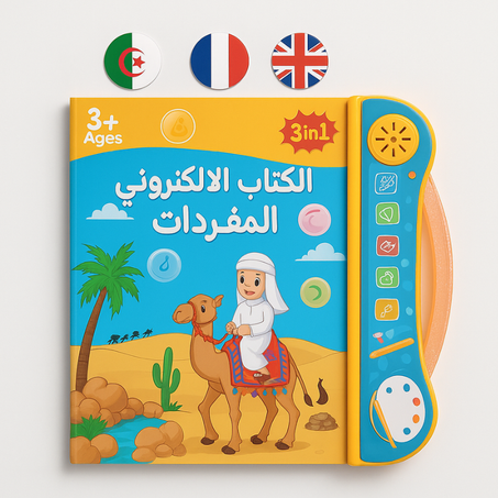 الكتاب الالكتروني للمفردات بثلاث لغات