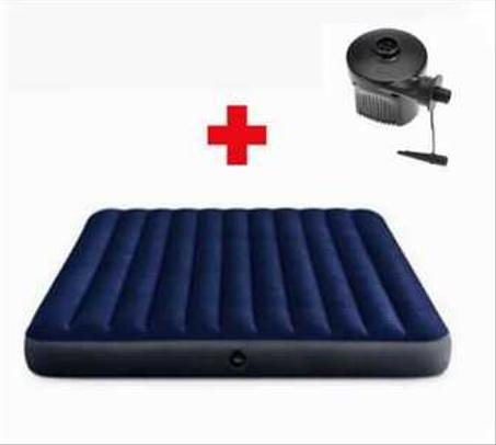 MATELAS GONFLABLE + POMPE ELECTRIQUE