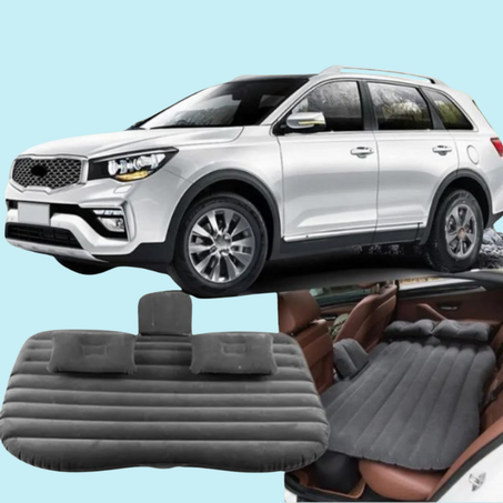 تصفية المخزون مرتبة سيارة قابلة للنفخ، سهلة النفخ، تتضمن وسادتين + هدية مضخة نفخ