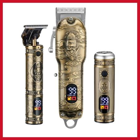 Clippers Hair Set مجموعة ماكينة حلاقة الشعر الاحترافية