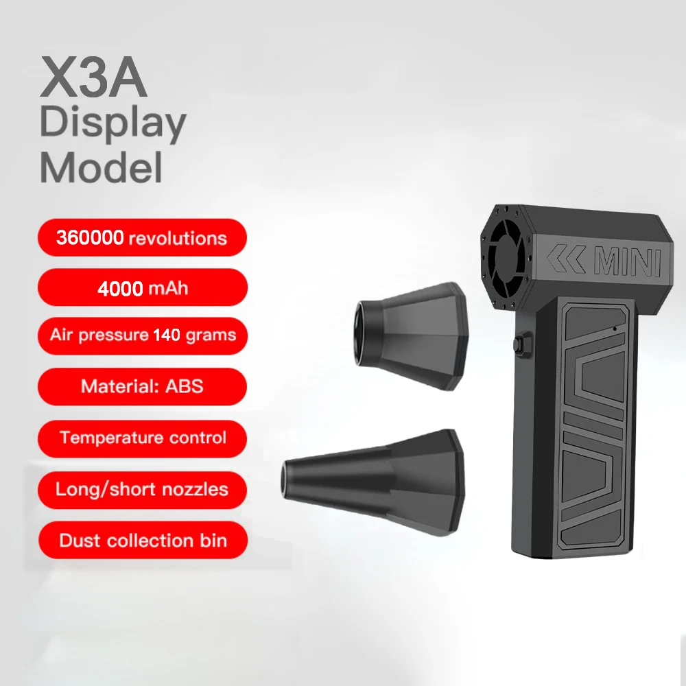 منفاخ التربو المحمول "X3A" فائق السرعة