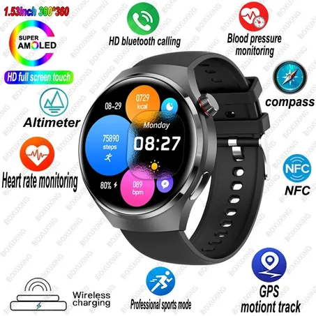 ساعة Watch 4 Pro الذكية