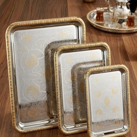 طقم التقديم الملكي ( 3 قطع ) 🎁