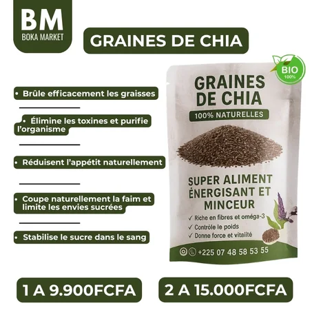 Graines de Chia Premium – Spécial Minceur