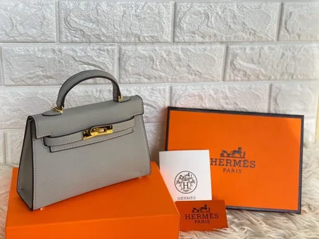 Sac HERMES Kelly 22 "Gris"