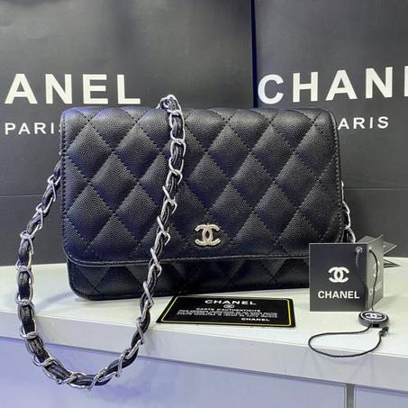 wallet classic "Noir Signe Argenté"