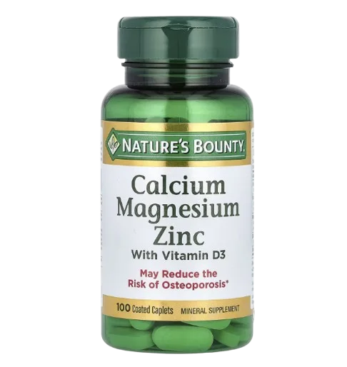 CALCIUM MAGNÉSIUM ZINC BOÎTE DE 100 COMPRIMÉS