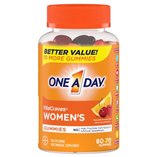 MULTIVITAMINES ONE A DAY GUMMIES BOITE DE 80 FEMMES