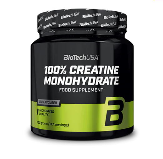 100% Creatine Monohydrate 500g Biotech USA