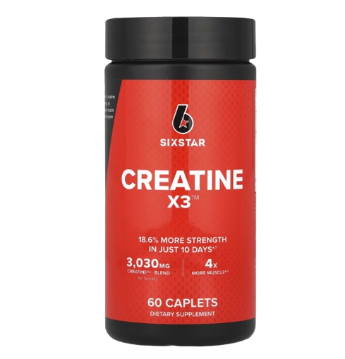 CREATINE X3 COMPRIMÉS SIX STAR BOÎTE DE 60