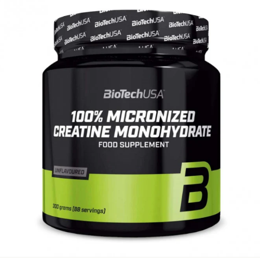100% CREATINE MONOHYDRATE MICRONISEE 300G BIOTECH USA