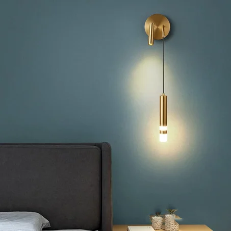 Applique De Lecture Postmoderne avec Projecteur