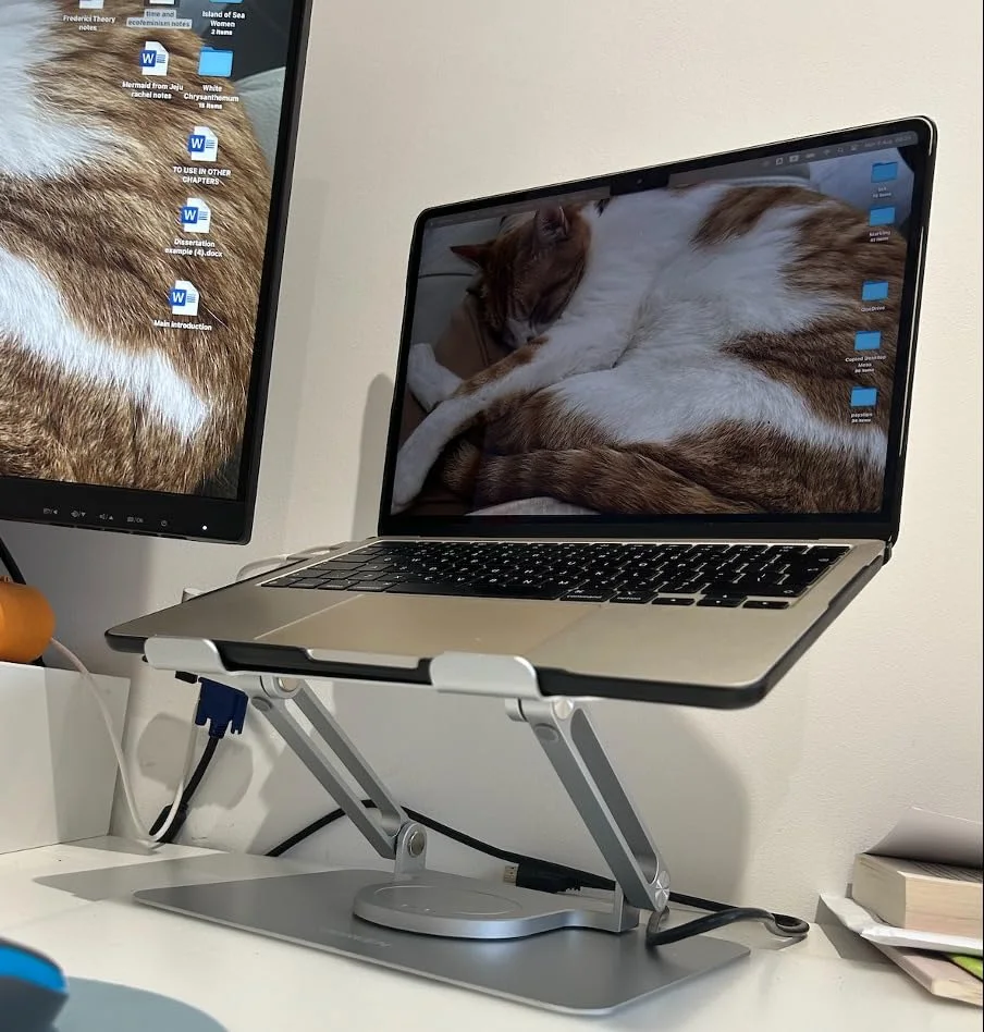 Support pour ordinateur portable rotatif à 360 °